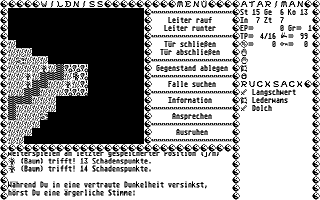 Singende Schwert (Das) atari screenshot